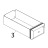 Money box - flat face XL 8" Fagor LA-25 TP2 E