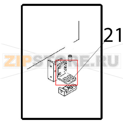 Support door bottom hinge Angelo Po FM611E1 Support door bottom hinge Angelo Po FM611E1Запчасть на деталировке под номером: 21