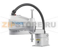 Робот, нагрузка: 10 кг, радиус действия: 800 мм, ход по вертикали: 200 мм, кабель: 3 м, повторяемость: ±0.03 мм, время цикла: 0.42 с Inovance IR-S10-80Z20S3-INT