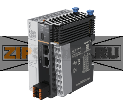 Контроллер 24 В/DC, 8xDI (NPN/PNP), 8xDO (NPN), 2xEthernet, 1xRS485, 1xType-C, 4 оси, CAM, 2xGE20, 16xGL20, IP20 Inovance AM320-0808TN-INT 