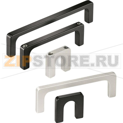 Ручка корпусная, черная, 132х12х40 мм, 1 шт Rohde R3-12.120.04 