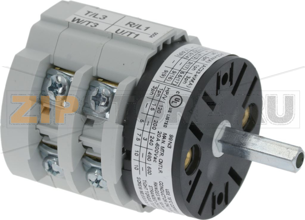 ПЕРЕКЛЮЧАТЕЛЬ 0-1 ПОЗИЦИИ 20A 600V 