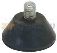 PIEDINO IN GOMMA ø 50 mm PERNO M10