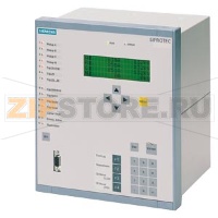 устр-во управл. выключателями корпус 1/3 19", 7 ДВх, 6 ДВых, 1 контакт исправности корп.д.утопл.монт., винт.клеммы Siemens 7VK610.-.A...-4Y.0