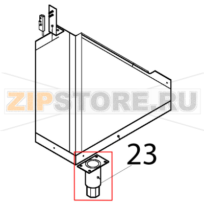 Rubber leg Silanos E1000 Rubber leg Silanos E1000Запчасть на деталировке под номером: 23