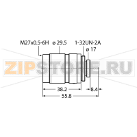 C-крепление объектива Turck LCF08LEVMP