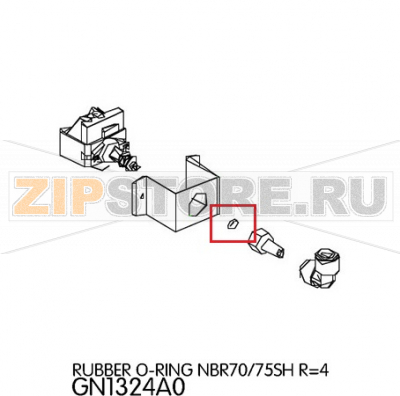 Rubber O-Ring NBR70/75SH R=4 Unox XF 133 Rubber O-Ring NBR70/75SH R=4 Unox XF 133Запчасть на деталировке под номером: 52Название запчасти на английском языке: Rubber O-Ring NBR70/75SH R=4 Unox XF 133