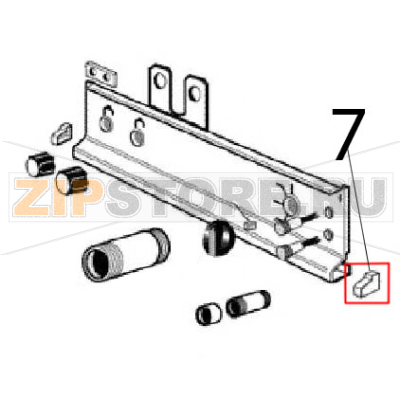 RH End side Angelo Po 31PIE6 RH End side Angelo Po 31PIE6Запчасть на деталировке под номером: 7