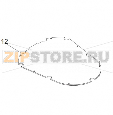 Copertura X Base sri Sirman Sirio 2 UL Copertura X Base sri Sirman Sirio 2 ULЗапчасть на деталировке под номером: 12Название запчасти на итальянском языке: Copertura X Base sri Sirman Sirio 2 UL