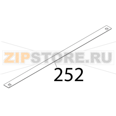 Piastrina temprata volano Sirman Anniversario 300 Piastrina temprata volano Sirman Anniversario 300Запчасть на деталировке под номером: 252