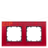 DELTA MIRO РАМКА 2-МЕСТН. СТЕКЛО ORIENT Siemens 5TG1202-3