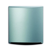 Корпус с рамкой и сдвижной крышкой, серебристый алюминий ABB 2CKA001710A3680