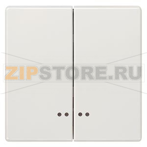 DELTA STYLE ТИТАНОВО-БЕЛЫЙ ВЫКЛЮЧАТЕЛЬ 2 КЛАВИШИ С ОКНОМ 68Х68ММ Siemens 5TG7158 