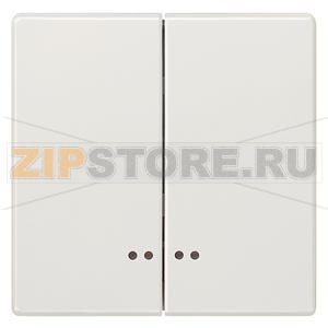 DELTA STYLE ТИТАНОВО-БЕЛЫЙ ВЫКЛЮЧАТЕЛЬ 2 КЛАВИШИ С ОКНОМ 68Х68ММ Siemens 5TG7158 