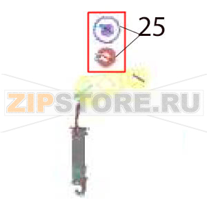 Plastic fittings Hurakan HKN-CFV60 Plastic fittings Hurakan HKN-CFV60Запчасть на деталировке под номером: 25