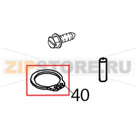 Ring KitchenAid 5K45SSEWH Ring KitchenAid 5K45SSEWHЗапчасть на деталировке под номером: 40