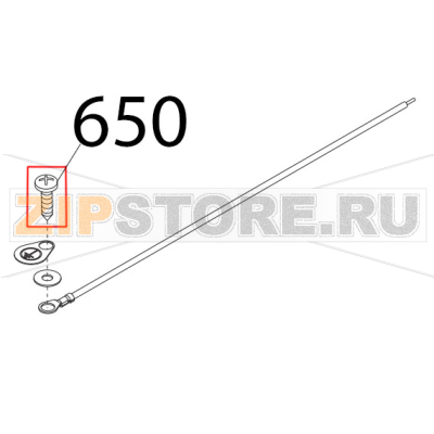 Vite autof. TCB and DIN7981, D3.5x9.5 Sirman Mirra 300 Y09 Vite autof. TCB and DIN7981, D3.5x9.5 Sirman Mirra 300 Y09Запчасть на деталировке под номером: 650