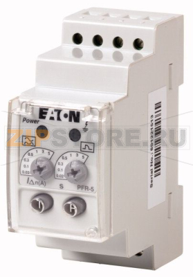 Реле для устройства защитного отключения, 1 перекидной контакт, 0, 03-5 Eaton PFR-5 