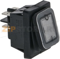 БЕЛЫЙ ДВУПОЛЮСНЫЙ ПЕРЕКЛЮЧАТЕЛЬ 16A 250В