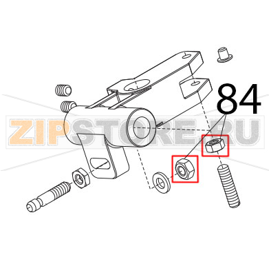 Dado es. DIN934, M6 Sirman Mirra 250 C Dado es. DIN934, M6 Sirman Mirra 250 CЗапчасть на деталировке под номером: 84