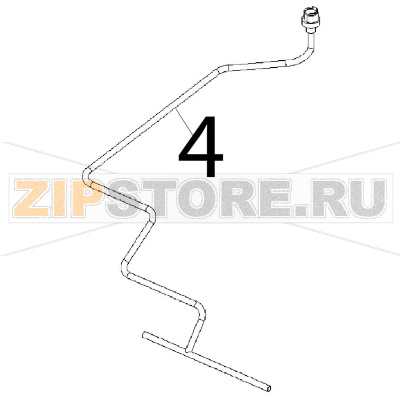 Tubo erogatore Angelo Po 191PD1G Tubo erogatore Angelo Po 191PD1GЗапчасть на деталировке под номером: 4