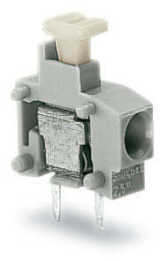 Stackable PCB terminal block; 2.5 mm; Pin spacing 5/5.08 mm; 1-pole; PUSH WIRE®; 2,50 mm; gray Wago 235-401/333-000 ?Модульные клеммы с нажимными кнопками для индивидуальной сборки клеммных колодокПростой зажим одножильных проводников и проводников с наконечником путем вставкиУдобный монтаж / извлечение тонкожильных проводников при помощи нажимных кнопокУстановите шаг контактов в мм или дюймах либо сжав клеммные колодки плотнее, либо разделяя их...