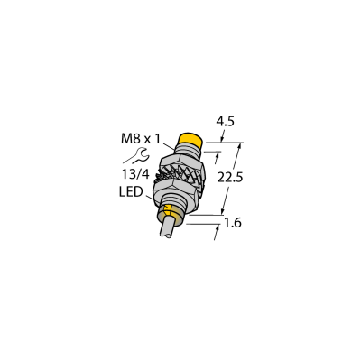Датчик индуктивный Turck NI5-M08K-VP6X 7M 