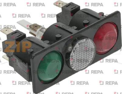 КНОПОЧНАЯ ПАНЕЛЬ С 2 КНОПКАМИ, ЗЕЛЕНЫЙ-КРАСНЫЙ 16 А 250 В 