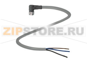 Кабель датчика-исполнительного устройства Female connector V31-WM-BK2M-PVC-U Pepperl+Fuchs Описание оборудованияFemale cordset, M8, 4-pin, PVC cable
