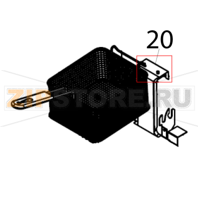 Plate for heater Hurakan HKN-FR6E Plate for heater Hurakan HKN-FR6EЗапчасть на деталировке под номером: 20
