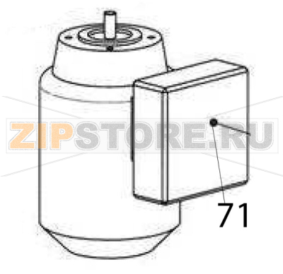 Motore T63 4P 0,13 kW 230-400/3/50 Sigma BMR 60 Motore T63 4P 0,13 kW 230-400/3/50 Sigma BMR 60Запчасть на деталировке под номером: 71