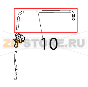 Tubo esterno umidita and raccordo saldato Unox XVC 104 Tubo esterno umidita and raccordo saldato Unox XVC 104Запчасть на деталировке под номером: 10