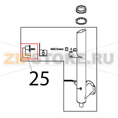 Cycle programmer Angelo Po FX101E1 Cycle programmer Angelo Po FX101E1Запчасть на деталировке под номером: 25