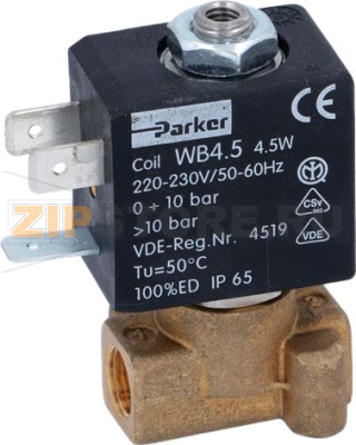 Solenoid valve 1/8   0 - 10 bar 