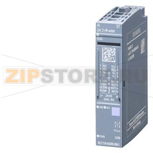SIMATIC ET 200SP, МОДУЛЬ АНАЛОГОВОГО ВВОДА, AI 2X I 2-/4-WIRE ST, ТОК, 2/4Х-ПРОВОДНОЕ ПОДКЛЮЧЕНИЕ, СТАНДАРТНЫЙ, УПАКОВКА ПО 1 ШТ., ДЛЯ УСТАНОВКИ НА БАЗОВЫЕ БЛОКИ ТИПА A0, A1, ЦВЕТОВОЙ КОД CC00, ДИАГНОСТИКА МОДУЛЯ, 16 БИТ Siemens 6ES7134-6GB00-0BA1 