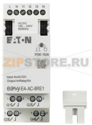 Модуль расширения для easyE4, 100–240 В перем. тока, 110–220 В пост. тока Eaton EASY-E4-AC-8RE1 