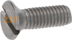 SCREW ST./STEEL M6x18 DIN963 