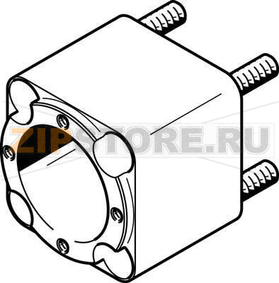 Корпус муфты Festo EAMK-A-D32-44A/C 