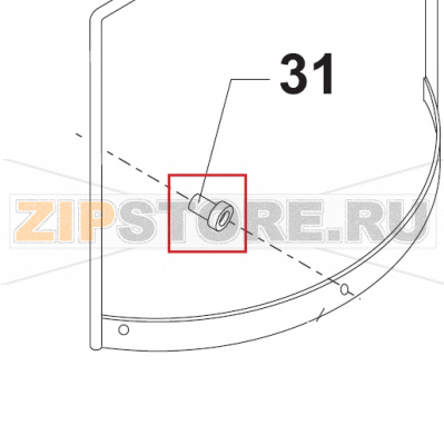 Threaded Bushing Bear Varimixer AR40 VL-1S                                                               Threaded Bushing Bear Varimixer AR40 VL-1SЗапчасть на сборочном чертеже под номером: 31Название запчасти на датском&nbsp;языке: Threaded Bushing Bear Varimixer AR40 VL-1S