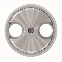 Накладка для TV-R розетки, хром ABB 2CLA865000A1401