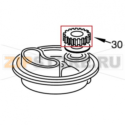 Pinion, Gear KitchenAid K45 Pinion, Gear KitchenAid K45

Запчасть на сборочном чертеже под номером: 30

Название запчасти KitchenAid на английском языке: Pinion, Gear KitchenAid K45