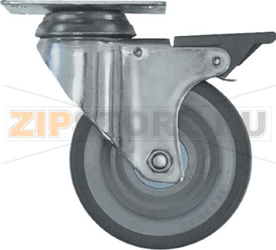 SWIVELLING CASTOR W/PLATE W/BRACKET 