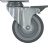 SWIVELLING CASTOR W/PLATE W/BRACKET
