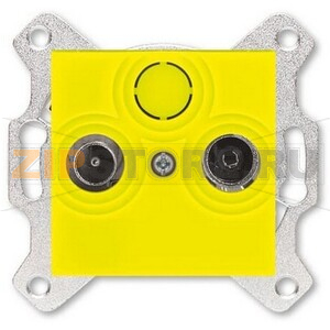 Розетка оконечная TV-R, жёлтая ABB 2CHH083503A6064 