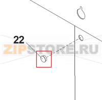 Plog Button ø20.6mm Bear Varimixer AR40 VL-1S                                                           