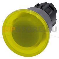 АКТУАТОР ГРИБОВИДНОЙ КНОПКИ С ВОЗМОЖНОСТЬЮ ПОДСВЕТКИ, 22MM, КРУГЛ., ПЛАСТИК С МЕТАЛЛИЧЕСКИМ ФРОНТАЛЬНЫМ КОЛЬЦОМ, КНОПКА ЖЁЛТАЯ, 40MM, БЕЗ ФИКСАЦИИ, С ГРАВИРОВКОЙ ЛАЗЕРОМ, ПЕРВЫЕ БУКВЫ СЛОВ - ВЕРХНИЙ РЕГИСТР, ДАЛЕЕ - НИЖНИЙ РЕГИСТР Siemens 3SU1031-1BD30-0A