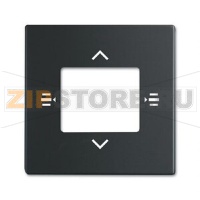 Накладка для сенсора 6108/61-885-500, чёрный бархат ABB 2CKA006115A0488