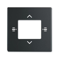 Накладка для сенсора 6108/61-885-500, чёрный бархат ABB 2CKA006115A0488