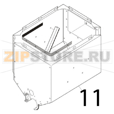 Camera comb. ant. DX Angelo Po 1G1CP2G Camera comb. ant. DX Angelo Po 1G1CP2GЗапчасть на деталировке под номером: 11