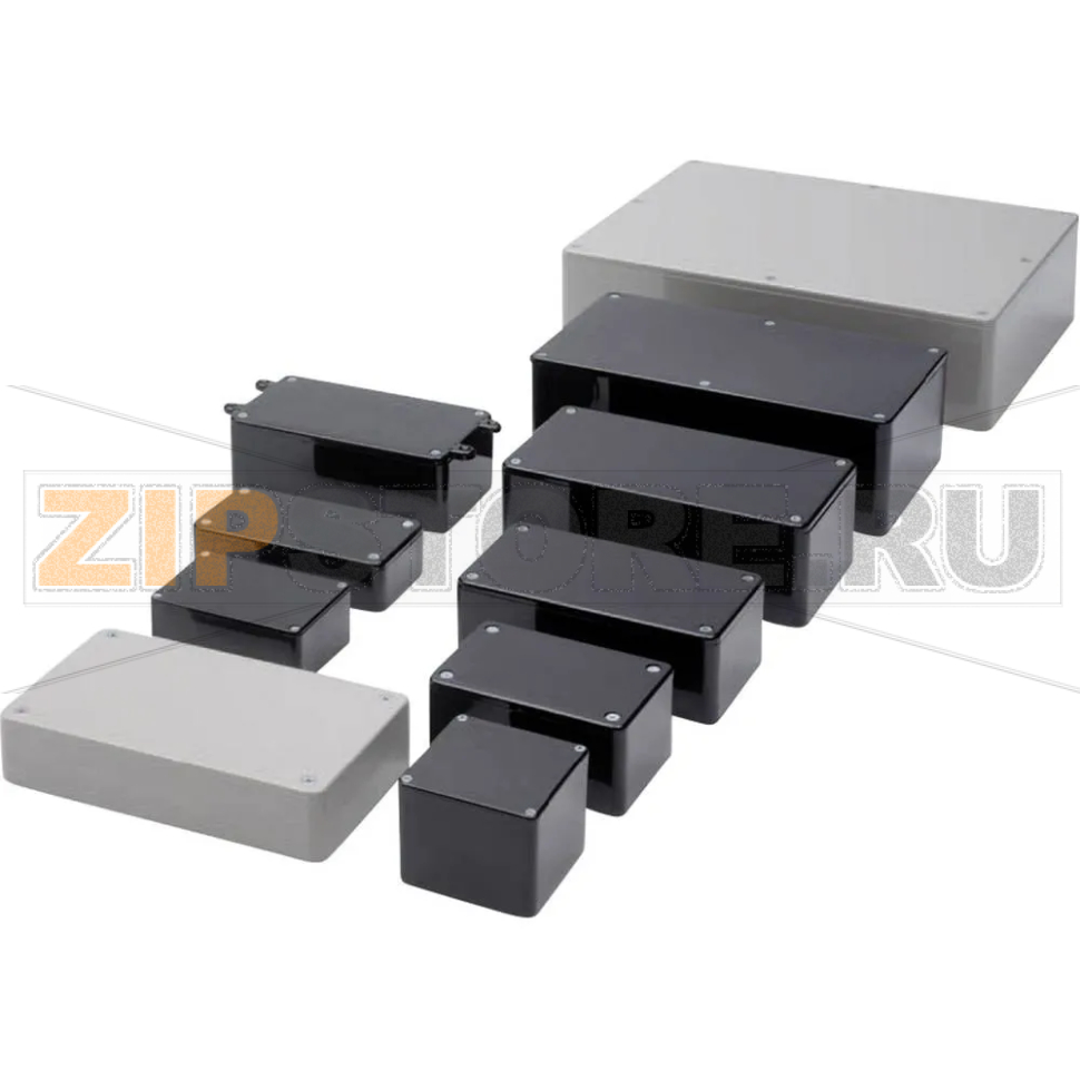 Корпус 112x62x31 мм, пластиковый, черный, 1 шт Axxatronic BIM2003/13-BLK/BLK 